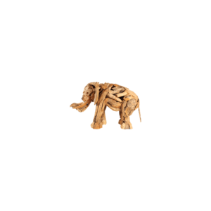 Olifant in drifthout