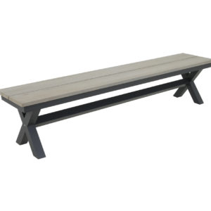 Picknick Bank Alu Zwart
